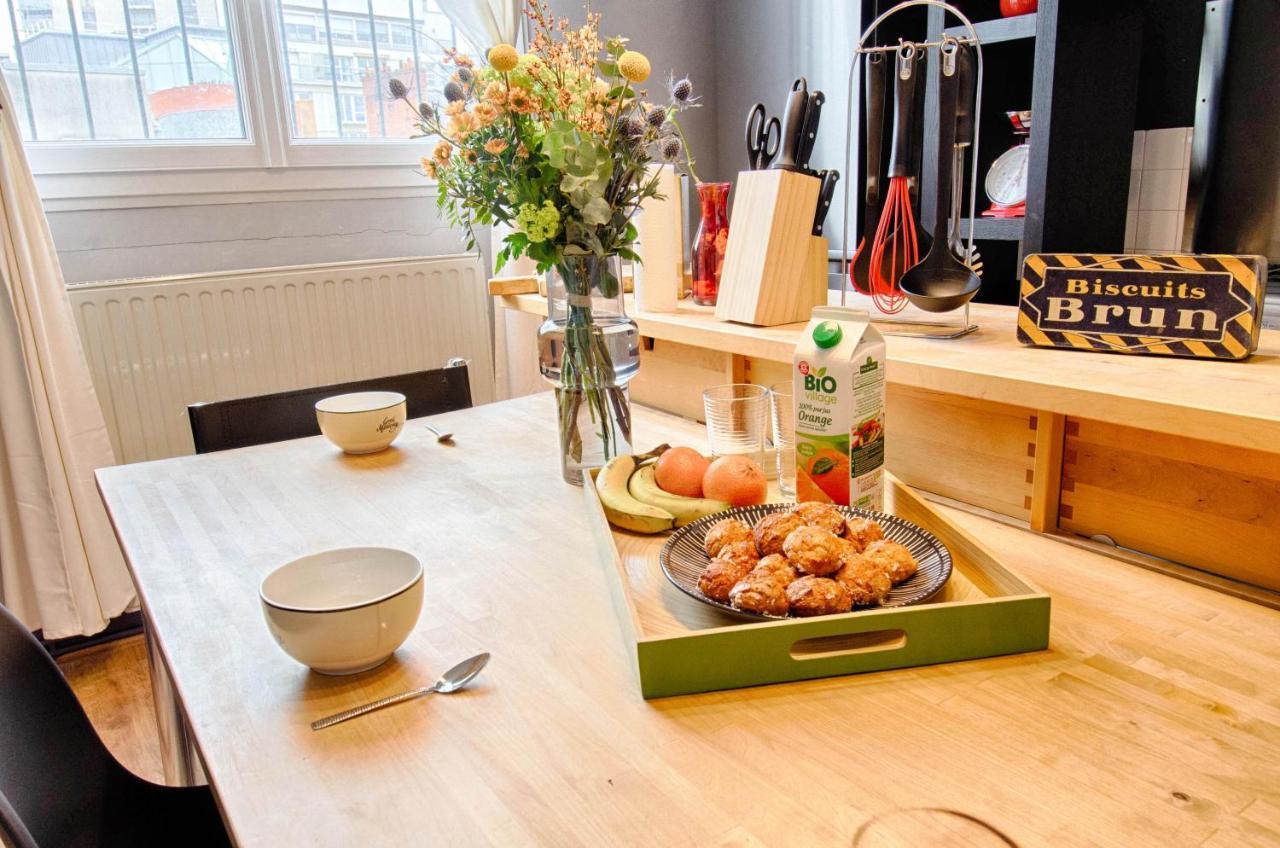 Sweet Nina Jazz Appartement Pour 5 Voyageurs, Situe A La Place De La Republique, Avec Parking Et Lit Queen Size 勒芒 外观 照片